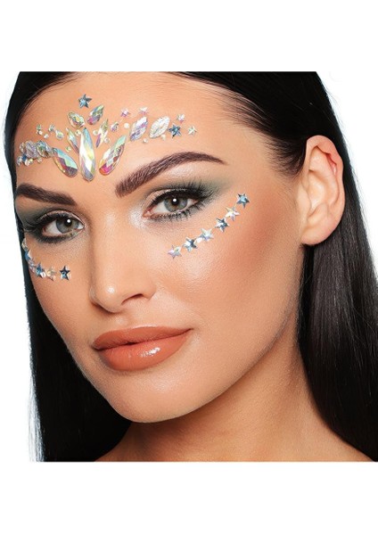 Face Gems Kristal Yüz Taşı Model 30
