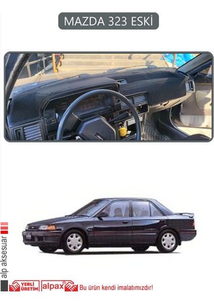 Mazda 323 Eskitorpido Koruma Halısı Gri Kenar