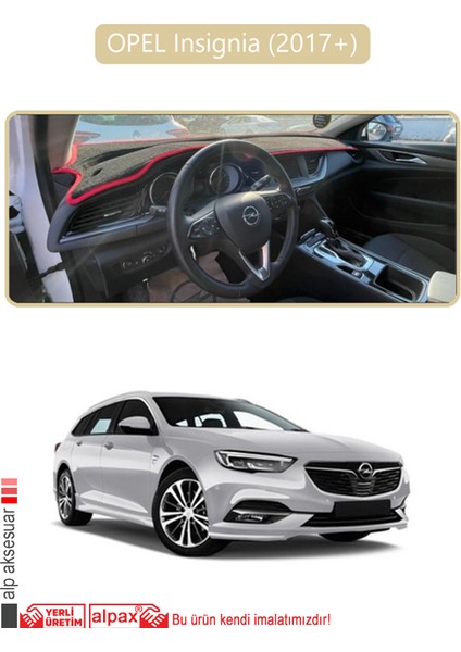 Opel Insignia (2017 + )Torpido Koruma Halısı Bej Kenar