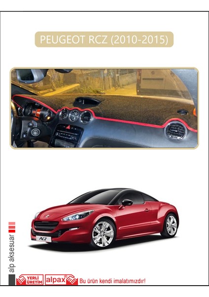 Peugeot Rcz 2010 - 2015TORPİDO Koruma Halısı Bej Kenar