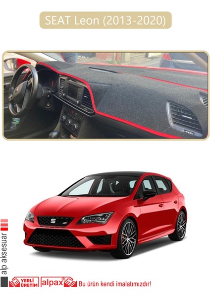 Seat Leon (2013-2020)TORPİDO Koruma Halısı Bej Kenar