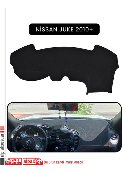 Nissan Juke 2010+TORPİDO Koruma Halısı Siyah Kenar