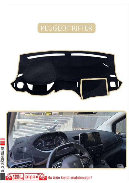 Peugeot Riftertorpido Koruma Halısı Bej Kenar