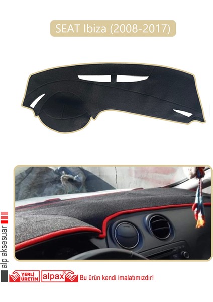 Seat Ibiza (2008-2017)TORPİDO Koruma Halısı Bej Kenar