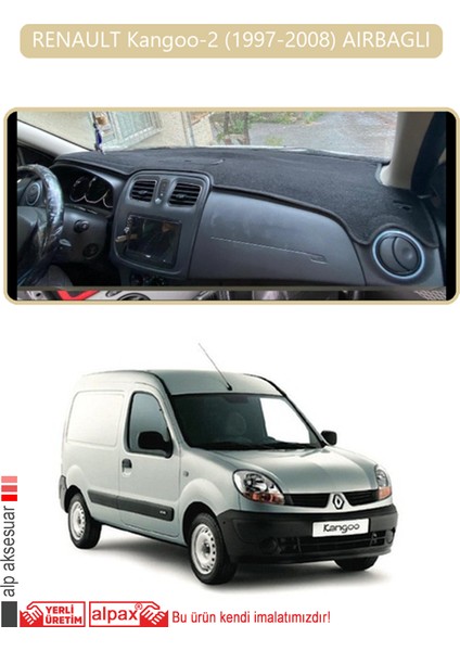 Renault Kangoo-2 (1997-2008) Aırbaglıtorpido Koruma Halısı Bej Kenar