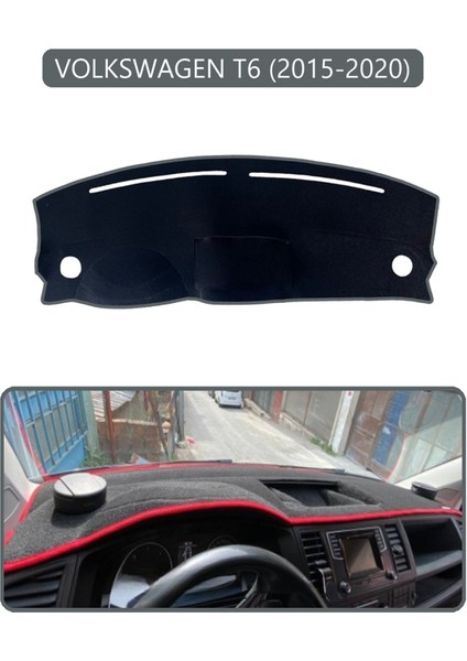 Volkswagen T6 (2015-2020)TORPİDO Koruma Halısı Gri Kenar