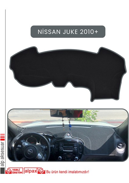 Nissan Juke 2010+TORPİDO Koruma Halısı Gri Kenar