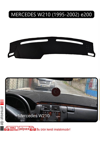 Mercedes W210 1995-2002 E200TORPİDO Koruma Halısı Siyah Kenar