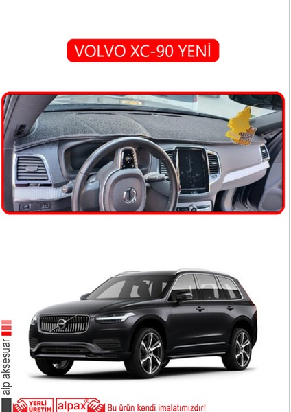Volvo Xc-90 Yenitorpido Koruma Halısı Kırmızı Kenar