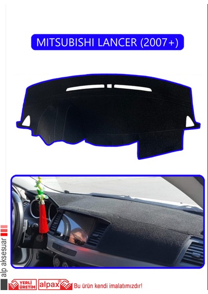 Mıtsubıshı Lancer 2007+TORPİDO Koruma Halısı Mavi Kenar