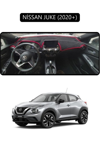 Nissan Juke 2020+TORPİDO Koruma Halısı Siyah Kenar