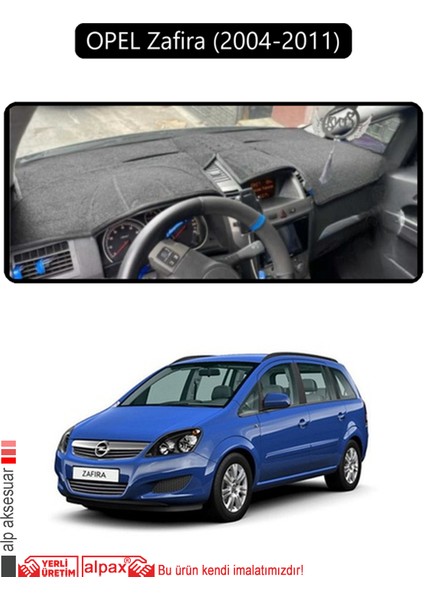 Opel Zafira (2004-2011)TORPİDO Koruma Halısı Siyah Kenar