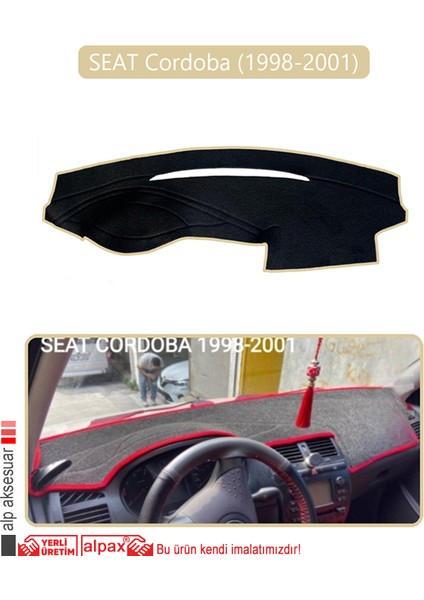 Seat Cordoba (1998-2001)TORPİDO Koruma Halısı Bej Kenar