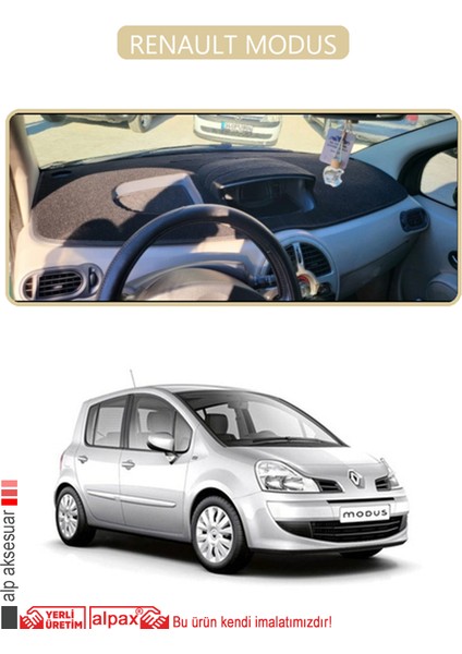 Renault Modustorpido Koruma Halısı Bej Kenar