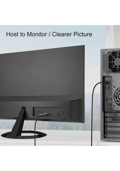 HDMI To DVI 24+5 DVI To HDMI Kablo Altın Uçlu Hdmı-Dvı Kablosu Erkek Tv Hd Pc Projektör Bilgisayar Monitör /ps3/ps4/ps5 Uyumlu Dönüştürücü Çevirici