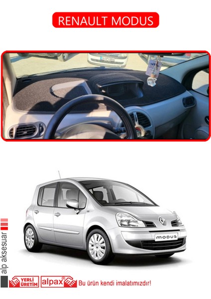 Renault Modustorpido Koruma Halısı Kırmızı Kenar