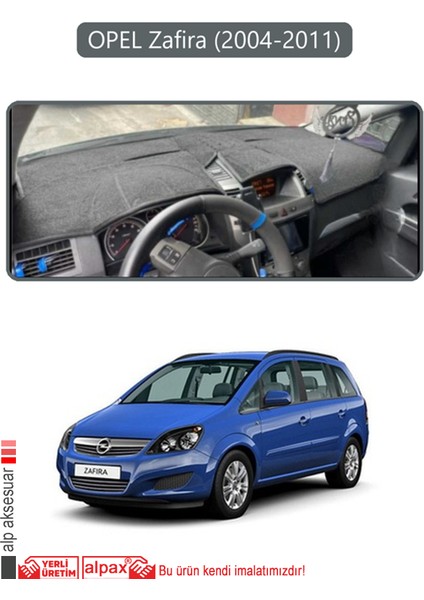 Opel Zafira (2004-2011)TORPİDO Koruma Halısı Gri Kenar