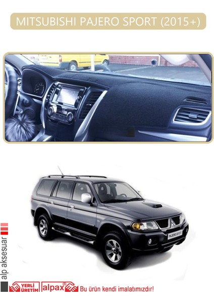 Mıtsubıshı Pajero Sport 2015+TORPİDO Koruma Halısı Bej Kenar