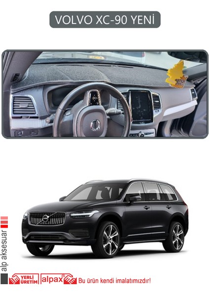 Volvo Xc-90 Yenitorpido Koruma Halısı Gri Kenar
