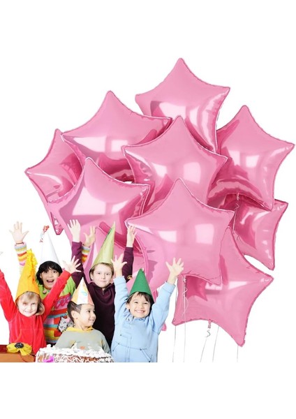 Yıldız Folyo Balon Pembe 18 Inc