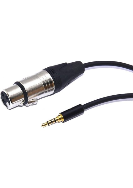 3.5 Mm To Xlr Dişi Cep Telefonu Mikrofon Kablosu 3 Metre