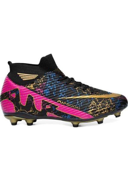 Air 565 Mdl. Siyah-Altın (40-44) Krampon Futbol Ayakkabı