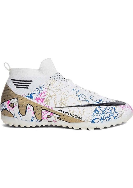 Air 565 Mdl. Beyaz-Altın (40-44) Halı Saha Futbol Ayakkabı