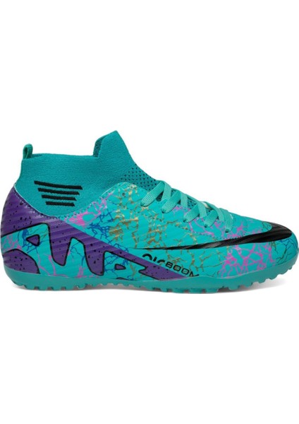 Air 565 Mdl. Turkuaz-Mor (40-44) Halı Saha Futbol Ayakkabı