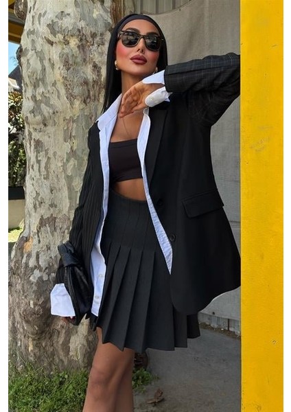 Mandie Garnili Blazer Ceket 6111 fiyatları