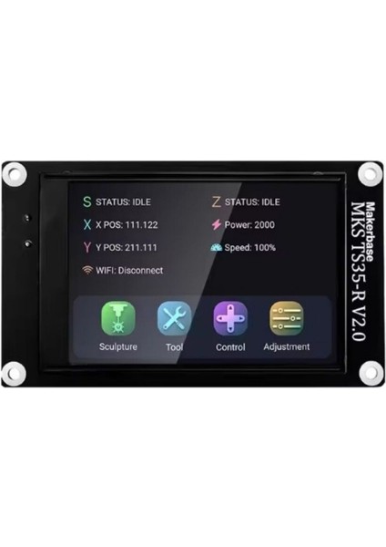 Mks DLC32 V2.1 Grbl Cnc Kontrol Kartı Seti + TS35-R LCD Ekran