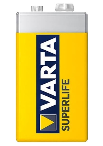 Superlife Çinko 9 Volt Pil (12'li Paket)