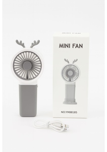 Mini USB Şarjlı El Fanı – Taşınabilir ve Sevimli Tasarım