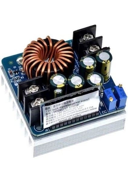 Dc-Dc 10-60V 400W Ayarlanabilir Voltaj Düşürücü Modül