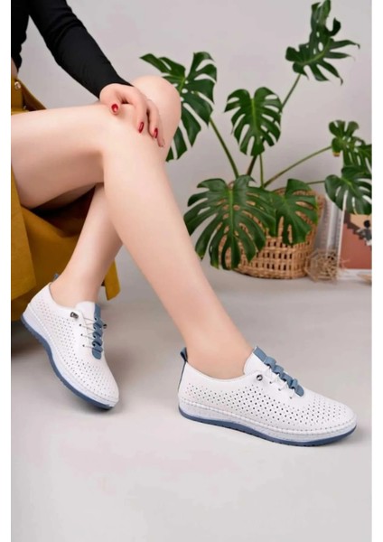 Hakiki Deri Kadın Günlük Ayakkabı SY0503