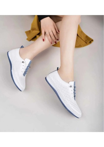 Hakiki Deri Kadın Günlük Ayakkabı SY0503 modelleri