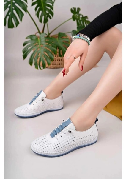 Hakiki Deri Kadın Günlük Ayakkabı SY0503 fırsatları