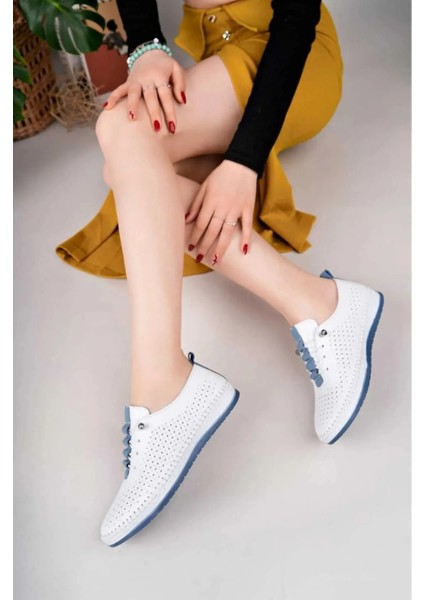 Hakiki Deri Kadın Günlük Ayakkabı SY0503