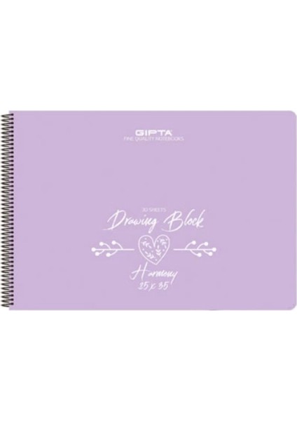Harmony Pp Kapak Spiral Resim Defter (25*35 Cm)-30 Yaprak ( 2 Adet)