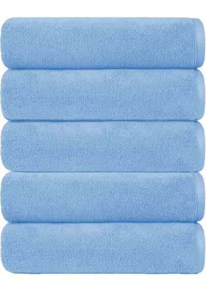 5 Li Otel Banyo Havlusu Pamuklu 70X145 cm Renkli 16/1 Avs 440 gr