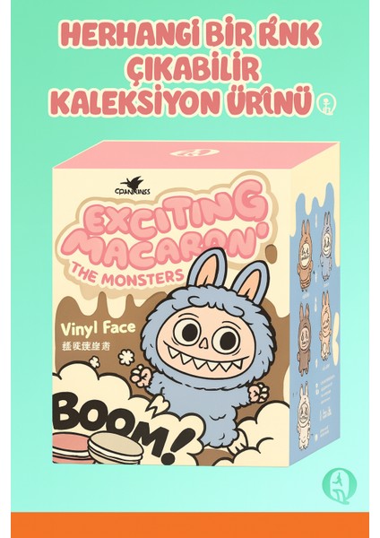 Labubu Anahtarlik Pelus Figür | Koleksiyonluk Sürpriz Renk | Rastgele Model Gonderim