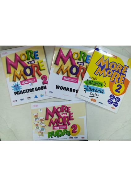 Yayınları More&more 2. Sınıf Practice Book & Workbook & Readers+Haftalık Kazanım Kavrama Föyleri