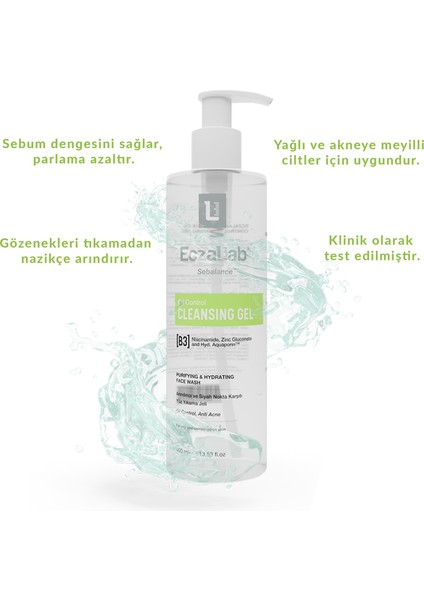 Sebalance Oil Control Cleansing Gel | Yağlı Ciltler Için Temizleme Jeli | 400ML fiyatları