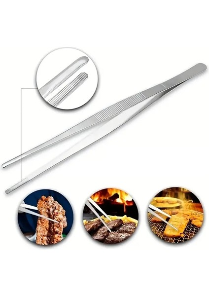 Çelik Şef Maşa Cımbız Uzun Masterchef 25 cm