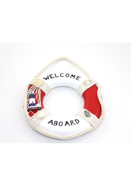 Ahşap Marin Duvara Asmalı Simit Model 2