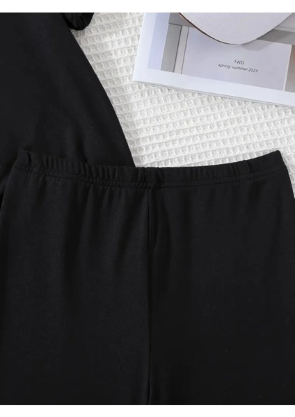 Iskeletkalp Baskılı Şort/t-Shirt Alt-Üst Yazlık Takım
