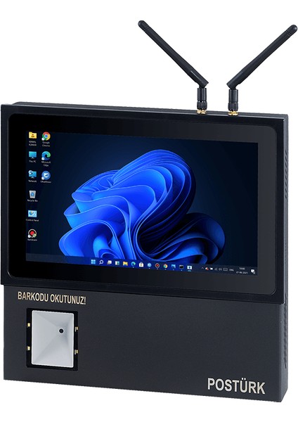 PPC-1010M 10.1” Endüstriyel Panel Pc J 6412 8gb Ddr4 256GB Nvme SSD Dual Ethernet Wi-Fi