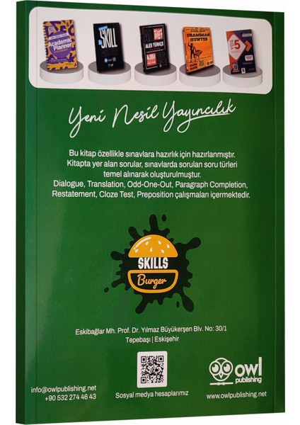 Skills Burger – Akademik Ingilizce Soru Kitabı | Ösym Tarzı Becerilere Odaklı