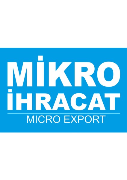 Mikro Ihracat /micro Export Etiketi Kendinden Yapışkanlı 9 x 5 cm