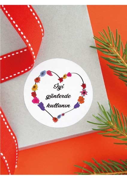 Hazır Kuşe Sticker Etiket 027