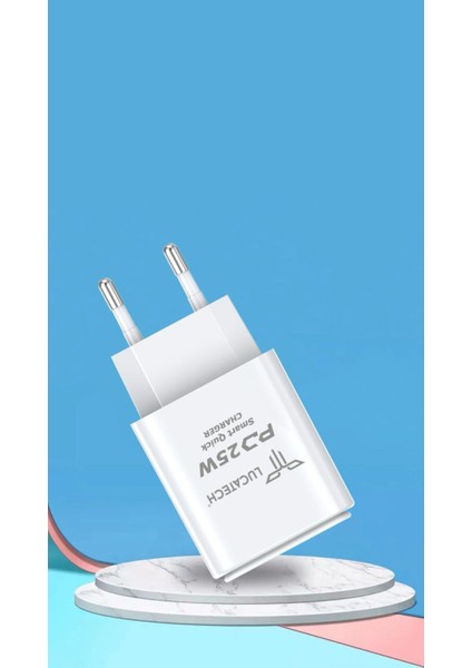 iPhone 15 Plus / 15 Pro Max / 16 Plus / 16 Pro Max Uyumlu Hızlı Şarj Adaptörü 35W